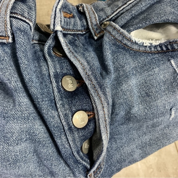 Reformation Serena High Skinny Crop Jeans Lanai destroyed Size 24 - Picture 7 of 10